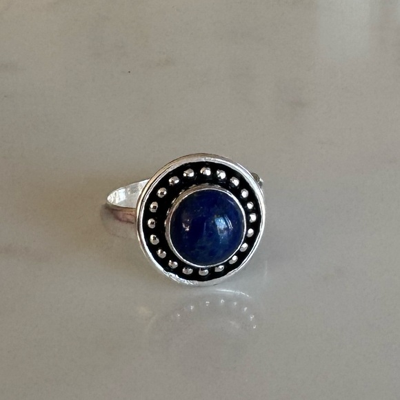 NWOT Sundance Cosmic Cirque Ring Lapis Lazuli Sterling Silver